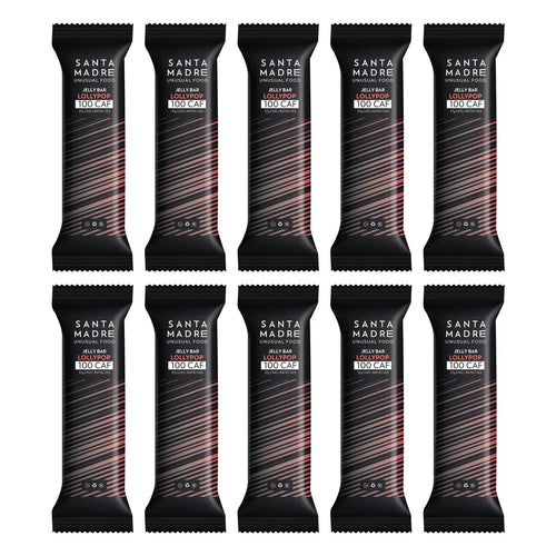 JELLY BAR 100CAF SABOR LOLLYPOP 10PACK